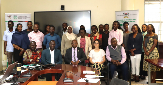 Participants in a group photo after the seminar: Photo by Jane Anyango