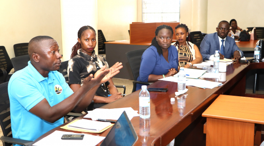 Kironde a secretary for defense at Kalerwe market submits the need for the university to engage with local councils