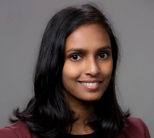 Dr P.P. Krishnapriya from Sanford School of Public Policy at Duke University