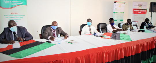 L- R Dr. John Seruyange (Mak) and other panelists .jpg