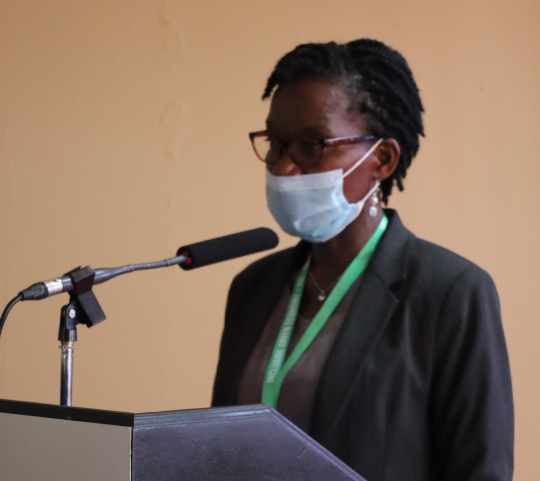 Ms. Maris Wanyera delivering the remarks