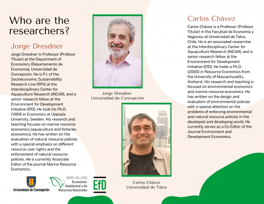 Jorge Dresdner and Carlos Chávez