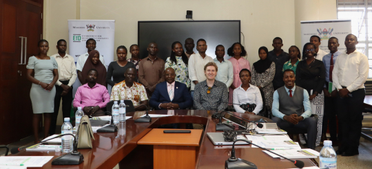 Participants in a group photo after the seminar