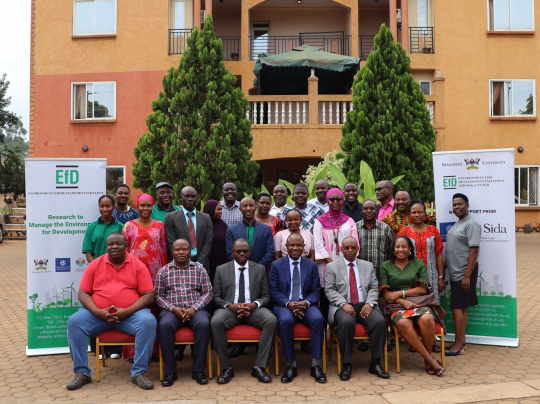 Participants in group photo after the AGM.Photo by EfD-Mak Centre
