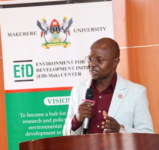 Prof. Edward Bbaale making his remarks during the opening session