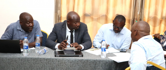 Some of district officials in group discussions: Photo by EfD-Mak