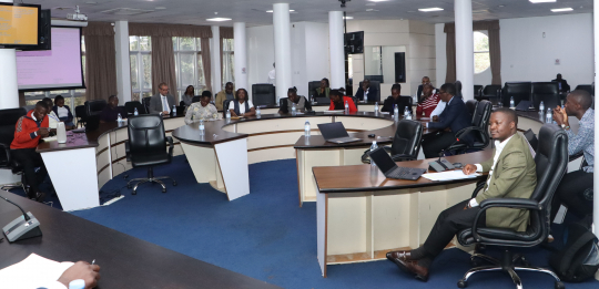 Some of the participants attending the discussion on the Natural Capital Accounting