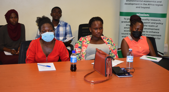 Some of the participants attending the training. Photo: EfD-Mak Centre