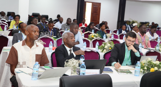 Some of the participants during the presentations at the Ministry of Water and Environment