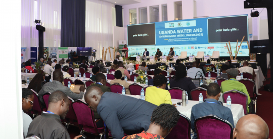 Stakeholders convened at the auditorium at the ministry of water and environment