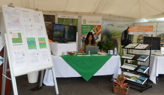 EfD booth at the Wallace Scientific Conference