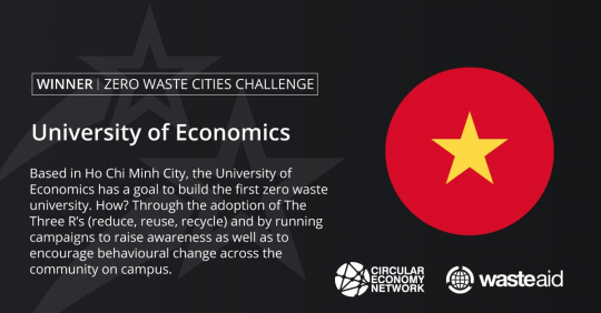 This project has also become an official winner of the Zero Waste Cities Challenge for Ho Chi Minh, Vietnam