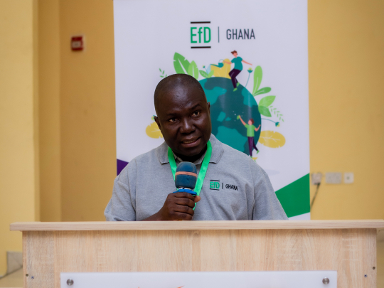 Wisdom Akpalu and other presenters at the forum shared richly diverse perspectives on the topic Sustainable Fisheries Management in Ghana: Prospects and Challenge