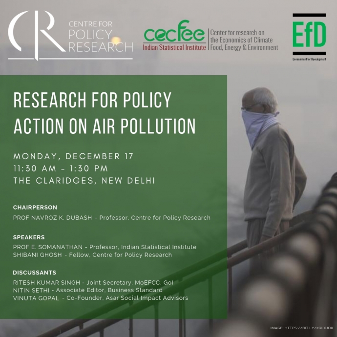 Research for Policy Action on Air Pollution EfD Initiative