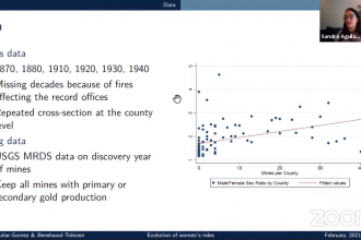 Sandra Aguilar-Gomez at the seminar