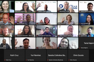 Participants of the course during the last session.