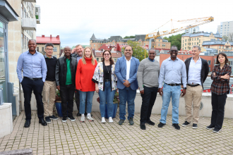 Representatives from the satellites and the University of Gothenburg. Photo: Petra Hansson. 