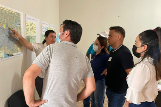 Stakeholders from the Trifinio region identified the area where the Lempa river is located