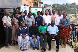 Participants in a group photo after the opening session