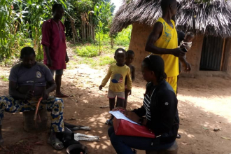 Rural survey in Nigeria's northcentral and southeast zones. Photo by Amaka Nnaji.