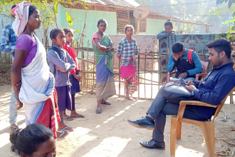 A treatment group recievs information