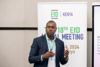 EfD Kenya policy engagement specialist,  Kenneth Kigundu